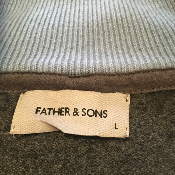 Mens Father and Sons gray cashmere sweater size L - Picture 3 of 14